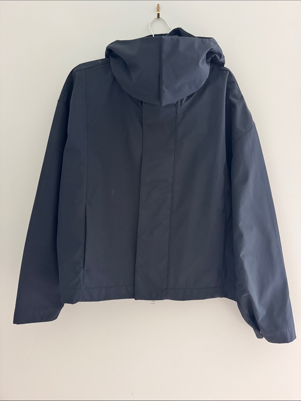 Nike x MMW Black Jacket with Dark Gray Embroidered Swoosh